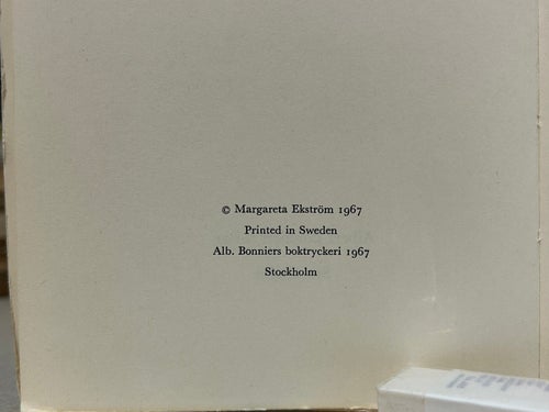 Födelseboken av Margareta Ekström. Bok. Very good plus