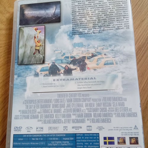 Dvd/Day After Tomorrow (svensk text)