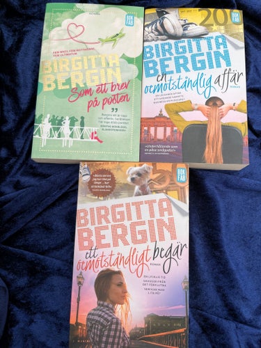 3 böcker av Birgitta Bergin,