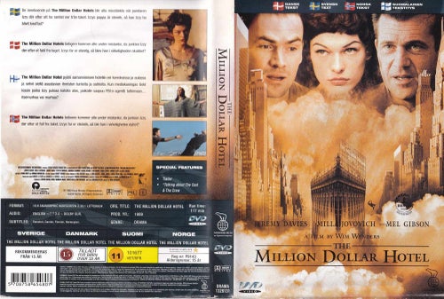 DVD - THE MILLION DOLLAR HOTEL - SÖNDAGSFILMEN