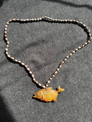 Piranha Amazon Brasil regnskog Peru Halsband shaman