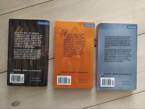 3 st Harlequin Historisk, serie
