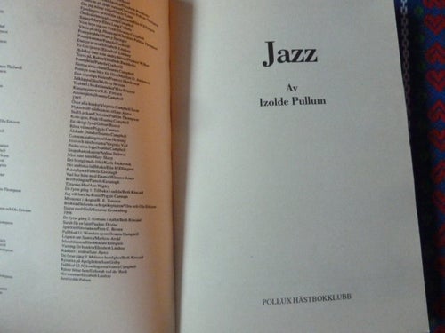 JAZZ, I. PULLUM, 1996, BÖCKER