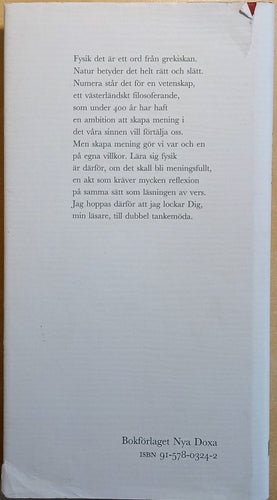 Fysik per vers: en trippel Newton och andra sånger / Sören Törnkvist