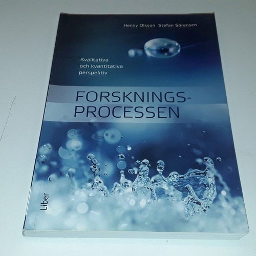 ISBN 9789147100514 - Forskningsprocessen : kvalitativa och kvantitativa perspekt