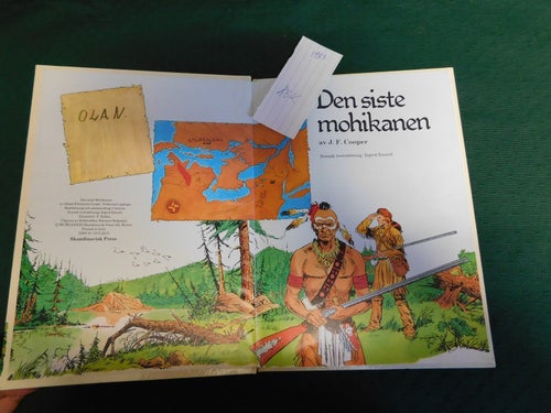 Den Siste Mohikanen Inbunden Bok 1983