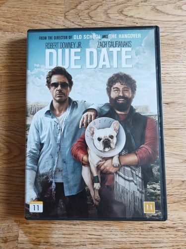 Due Date - DVD med Robert Downey Jr. och Zach Galifianakis.