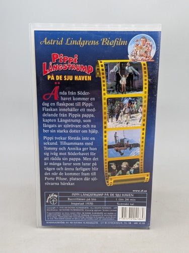 Astrid Lindgren - Pippi Långstrump på de sju haven - VHS