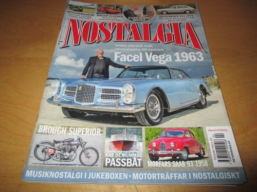 NOSTALGIA NR 2 2026. FACEL VEGA 1963, VW 411 1971, SAAB 93B 1958 ,M.M