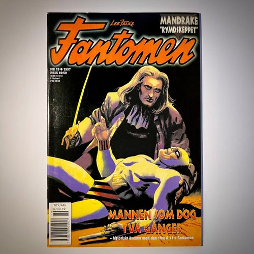 Fantomen 1997 Nr 19 TOPPEX Omslag Hans Lindahl