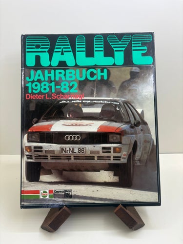 Rallye Jahrbuch 1981-82 - Dieter L. Scharnagl - Audi Quattro - stor rallyårsbok