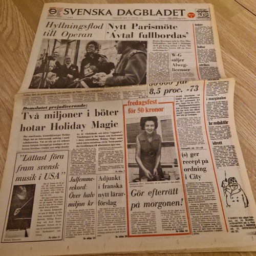 Svenska Dagbladet 19 Januari 1973