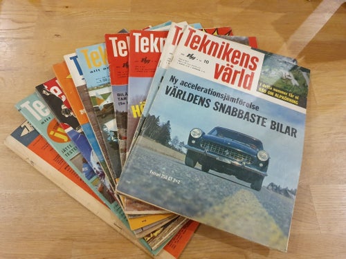 11 st Teknikens värld mellan 1955 och 1963