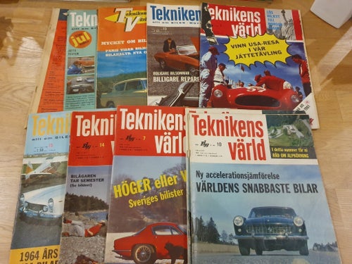 11 st Teknikens värld mellan 1955 och 1963