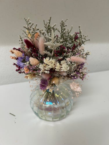Bukett av torkade blommor