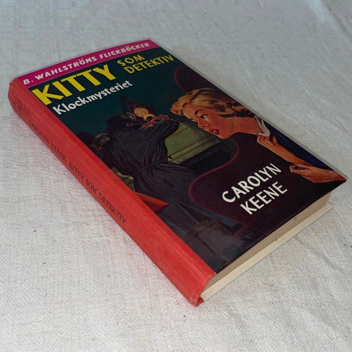 Kitty som detektiv Klockmysteriet ungdomsbok av Carolyn Keene, Wahlströms 1974