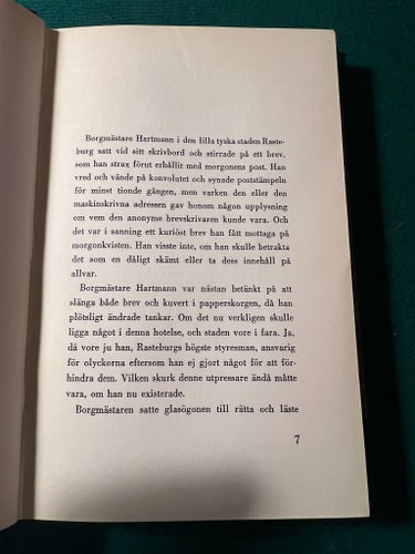 Utpressaren i Rasteburg av Sture Appelberg