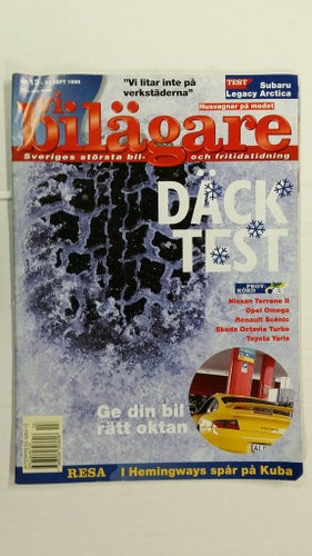 Vi bilägare 13 1999: Nissan Terrano II, Opel Omega, Toyota Yaris, Renault Scenic
