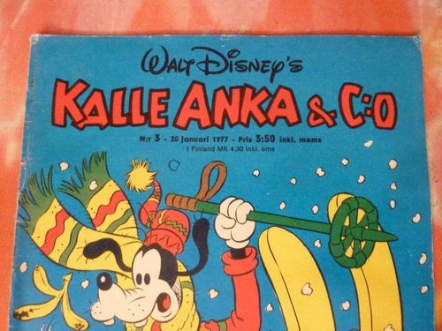 KALLE ANKA & CO, NR 3, 1977, TIDNING