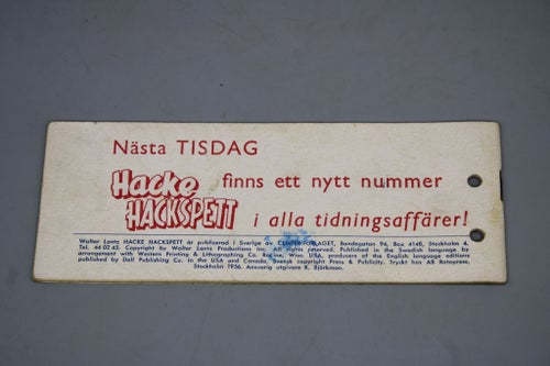 Hacke Hackspett Nr 38 1956