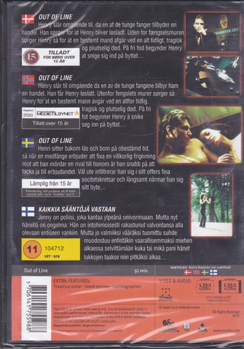 DVD / Out Of Line / Jennifer Beals, Michael Moriarty / Ny & inplastad