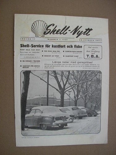 Shell Shell-Nytt 1958 Nr. 1