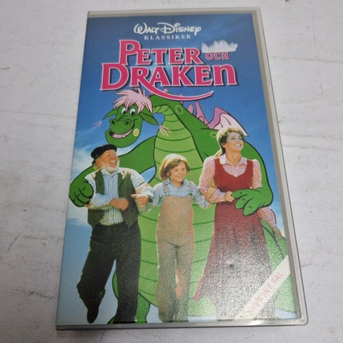 Peter och draken Disney VHS film