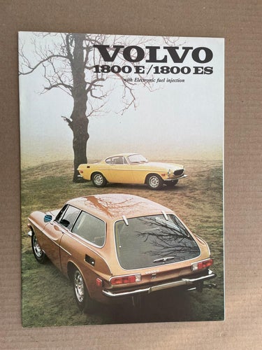 VOLVO Försäljningsbroschyr P1800 E ES / P 1800 E ES / 1800 E ES 1972