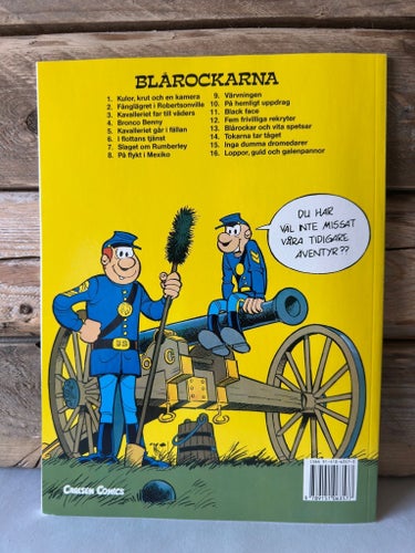 Comic - Blårockarna 16 Loppor, guld och galenpannor 1992 - 1:a Upplagan Som NY