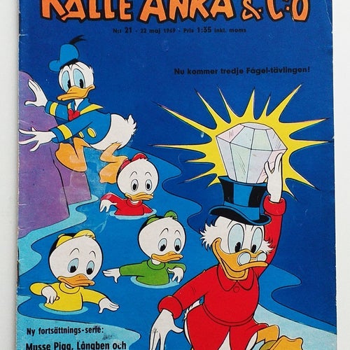 Walt Disney's KALLE ANKA & C:O Nr 21 1969