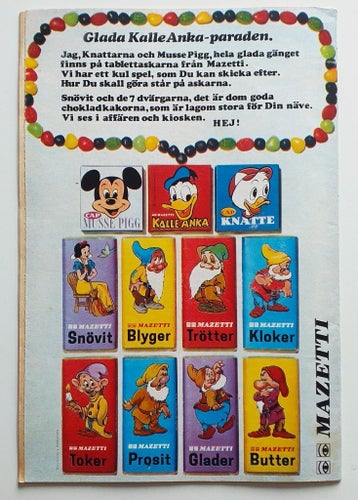 Walt Disney's KALLE ANKA & C:O Nr 21 1969