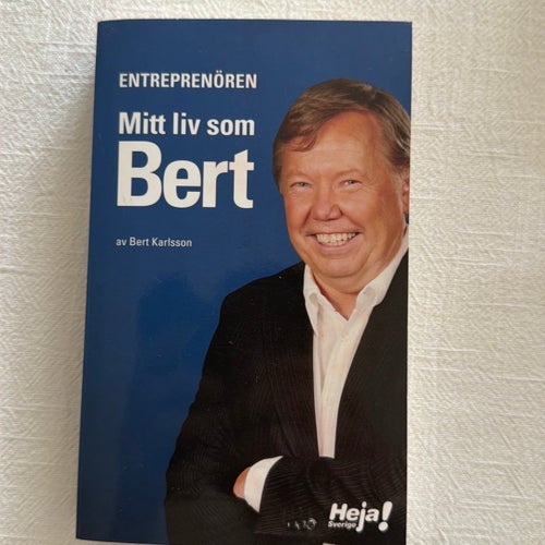 ENTREPRENÖREN Mitt liv som Bert, signerad