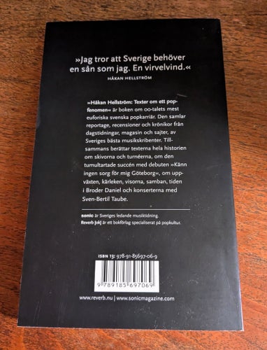 Håkan Hellström: Texter om ett popfenomen av Håkan Hellström, 2008
