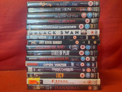 LAGERRENSNING - STATE OF PLAY / SEVEN / OPEN WATER mfl PAKET [OLIKA SKICK] DVD