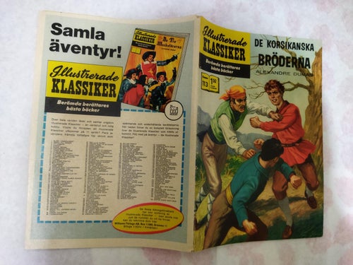 Illustrerade Klassiker nr 113 De Korsikanska bröderna av Alexandre Dumas. Fine