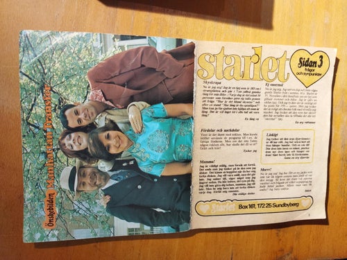 Starlet 1977 nr 8 Starlet killen Lennart, John Miles, Manhattan Transfers. Good+