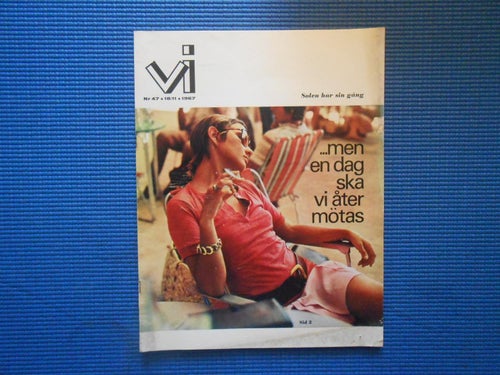 VI 47 1967 Kurt Hamrin Bror Rexed Barnaga Teenage Fair Styckningsschema SAS