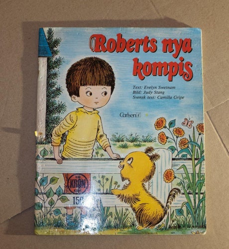 Roberts nya kompis - bok barnbok bilderbok