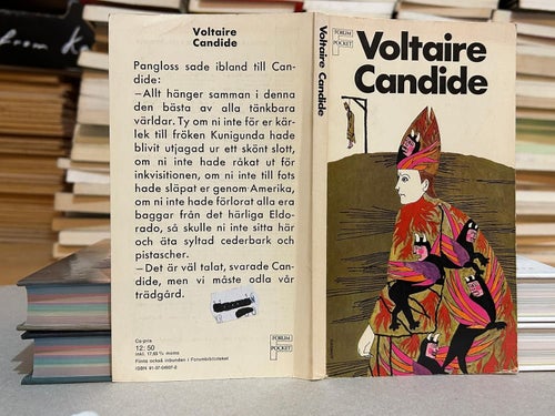 Candide av Voltaire, bok, Very good plus