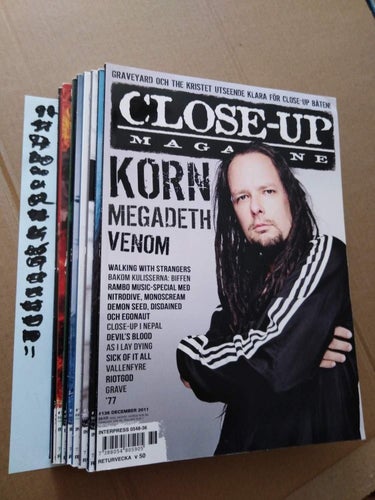 Close-up magazine 2011 nr 136 Korn Megadeth Venom