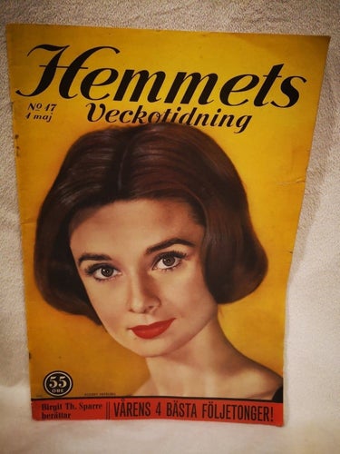 Hemmets Veckotidning No 17, 1 maj 1959 Vårens 4 Bästa Följetonger!