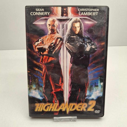 Highlander 2 - Sean Connery - Region 2, DVD-Film, Svensk text, Fint skick