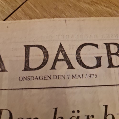 Svenska Dagbladet 7 maj 1975