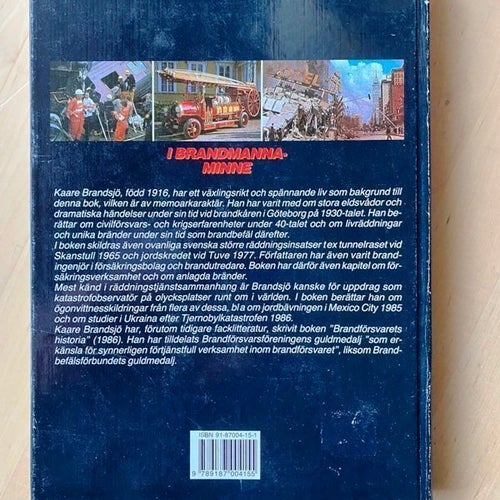 I BRANDMANNA-MINNE av Kaare Brandsjö, 1986