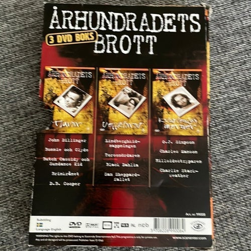 Århundradets Brott - 3 DVD Boks