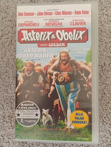 Retro VHS-paket! Tintin, Asterix & Obelix, Lucky Luke