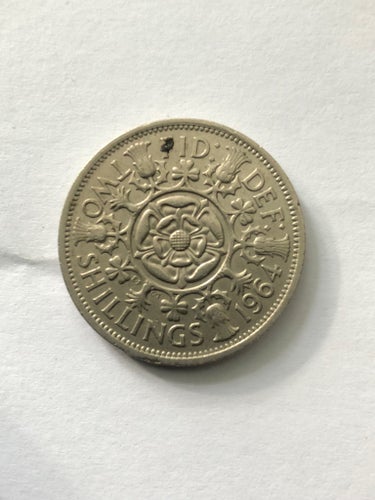 Brittisk Shilling (Florin) 1964, Elizabeth II
