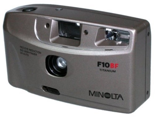 Minolta F10BF Titanium Analog Kamera.