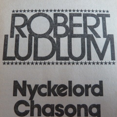 NYCKELORD CHASONG, ROBERT LUDLUM, 1983, BOK, BÖCKER