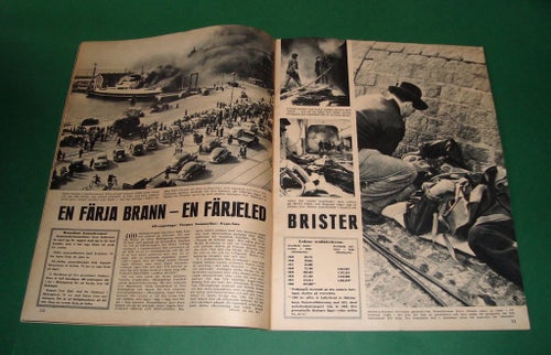 SE nr 17 1952 - Elsa Prawitz, Hälsingborg, Brännkyrka, bilar